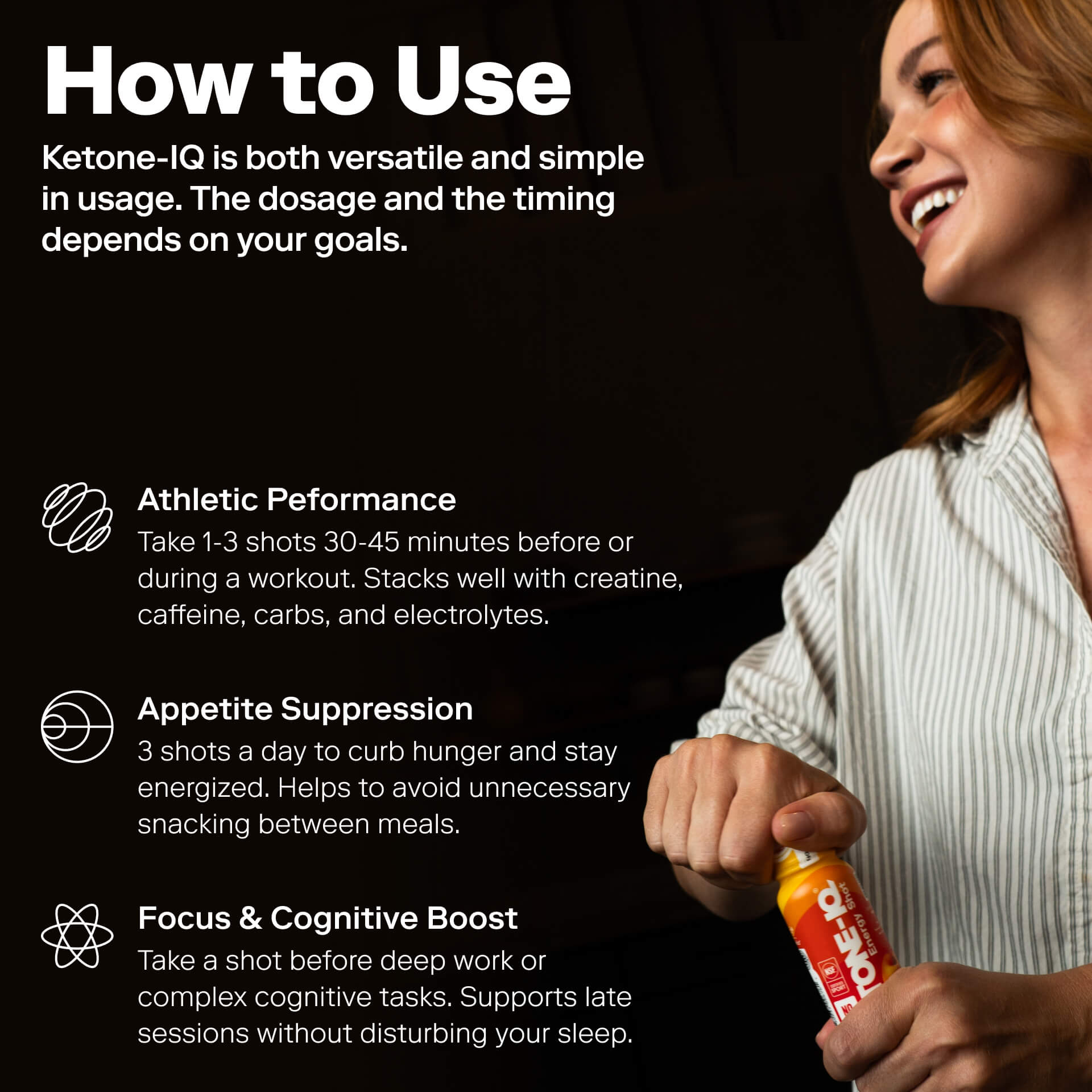 Ketone-IQ No Caffeine Shot Peach Ketone-IQ Shot Peach Base Ketone-IQ