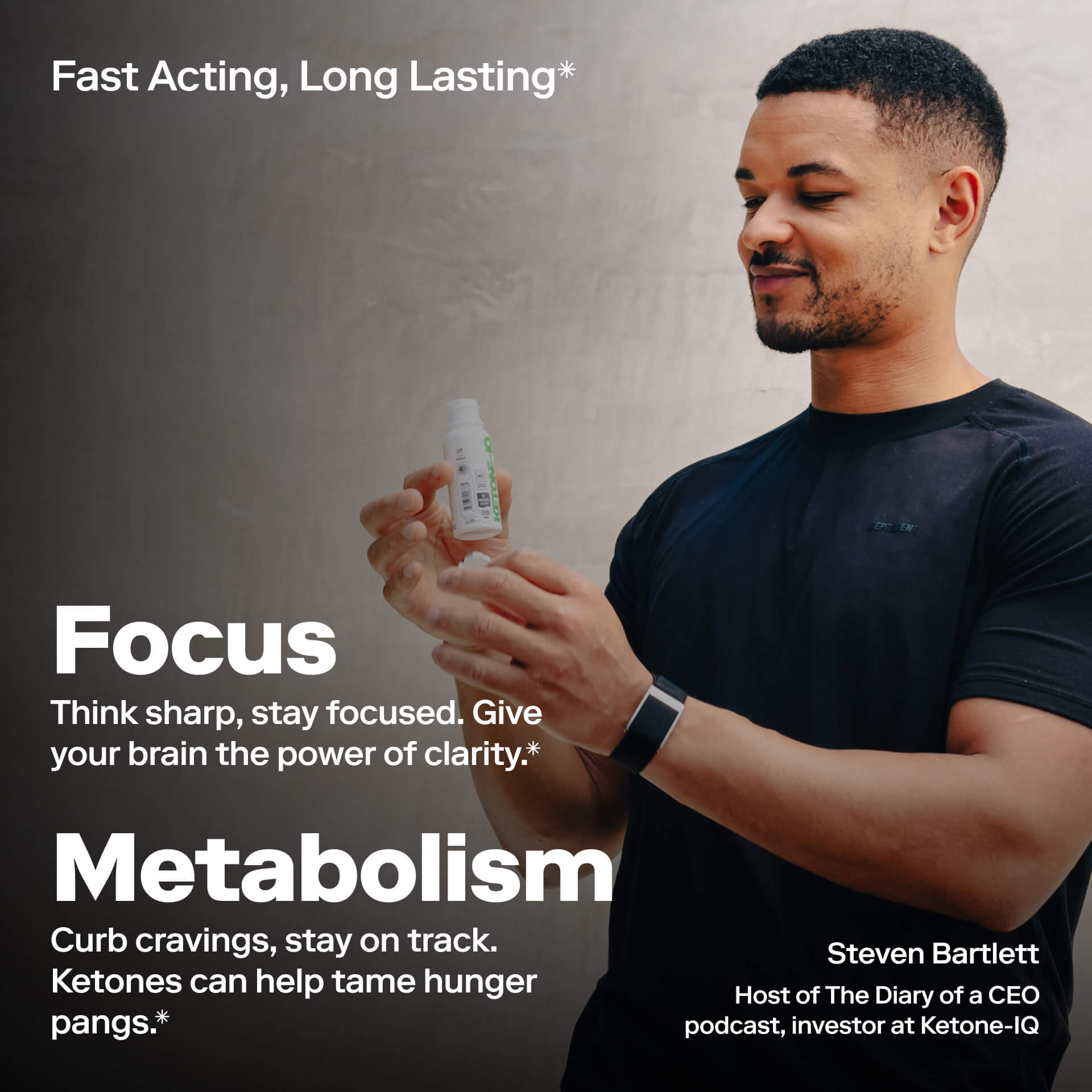 Ketone-IQ No Caffeine Shot Peach Ketone-IQ Shot Peach Base H.V.M.N.