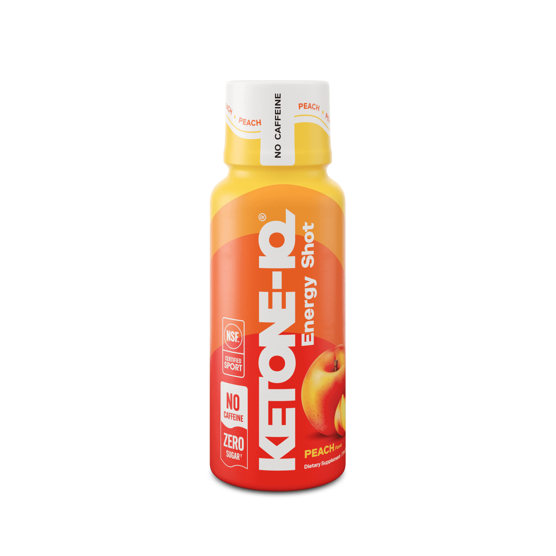 Ketone-IQ No Caffeine Shot Peach Ketone-IQ Shot Peach Base H.V.M.N. 24 Shots