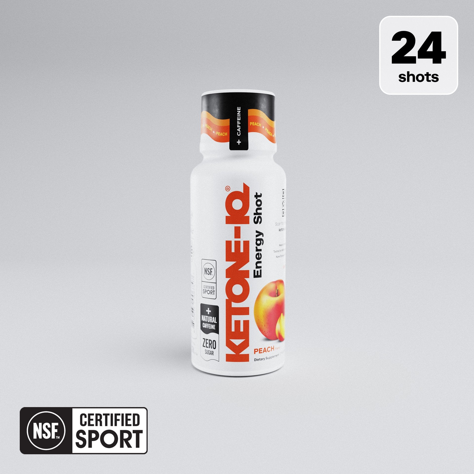 Ketone-IQ® +Caffeine Peach